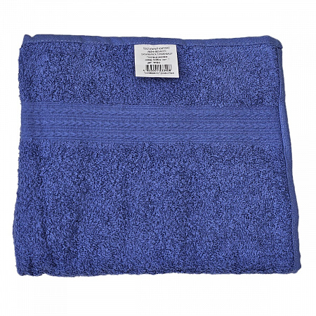 Простыня махровая 155×220, сапфировая, 430 гр/м², для отелей.
